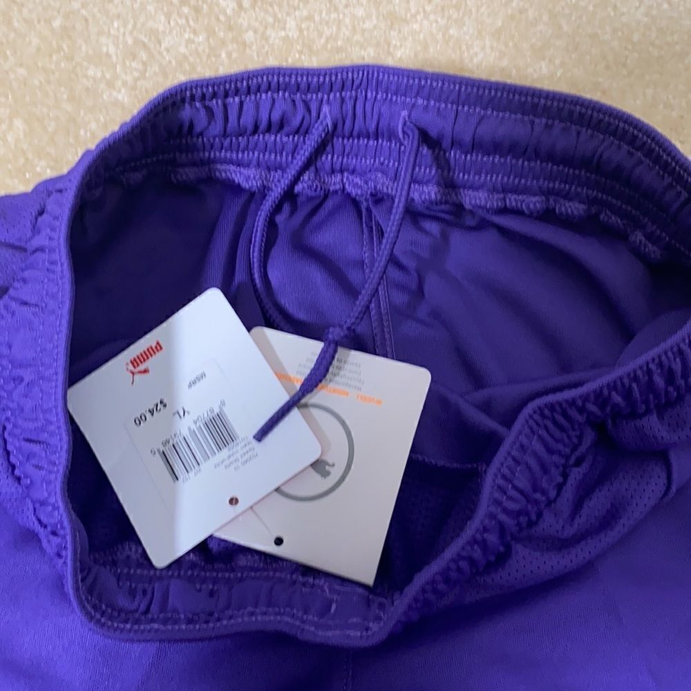 Puma Purple Girls Shirt/Shorts Set Size L NWT - Picture 9 of 12